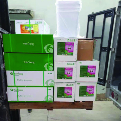 Khống chế nấm đồng tiền ao tôm WORK COP Plus