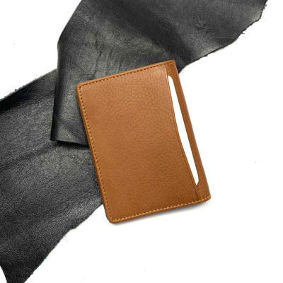 Ví Đựng Thẻ ATM Mini, Da Bò Mềm Mại GENTLE, Da Thật 100%, Thiết Kế Hiện Đại, Nhiều Ngăn Tiện Dụng, Đựng Thẻ Ngân Hàng, Danh Thiếp, Căn Cước, Hình Lưu Niệm, Dáng Đứng - Gập 2 - Hàng Chính Hãng SAIGIO