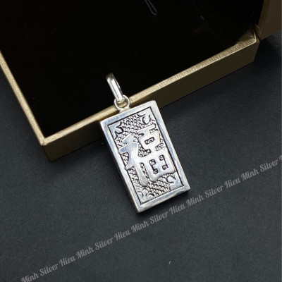 Mặt Dây Chuyền Nam Nữ Bạc Hiểu Minh MDN029s đựng bùa