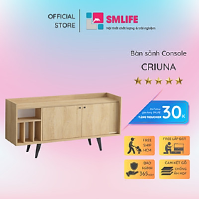 Bàn sảnh ra vào gỗ hiện đại SMLIFE Criuna