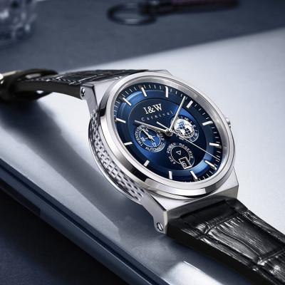 Đồng hồ nam chính hãng IW Carnival IW782G-1 ,kính sapphire,chống xước,chống nước 50m,Bh 24 tháng,máy cơ (automatic)