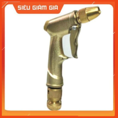 Bộ dây vòi xịt nước rửa xe, tưới cây đa năng, tăng áp 3 lần, loại 3m, 5m 206701-1Qđầu đồng, cút, nối PE, d.vàng