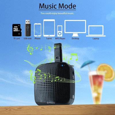 Máy Trợ Giảng Kèm Micro Có Dây Shidu SD-S511 - Hàng Chính Hãng