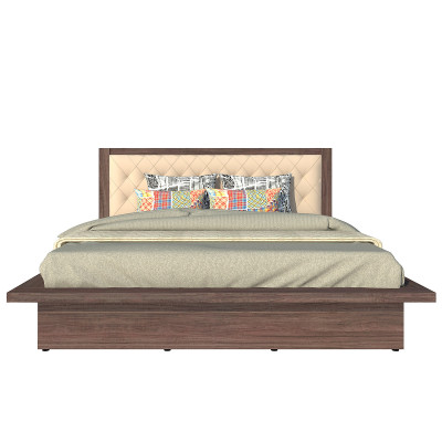 Giường ngủ cao cấp Tundo màu nâu 160cm x 200cm