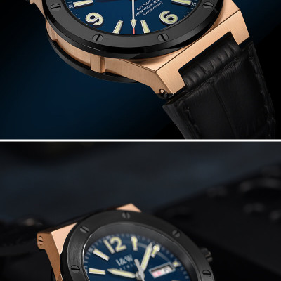 Đồng Hồ Nam I&W Carnival 589G1 Full Box Chống Nước Kính Chống Xước Dây Da Cao Cấp BH 24T (Máy Cơ Tự Động)