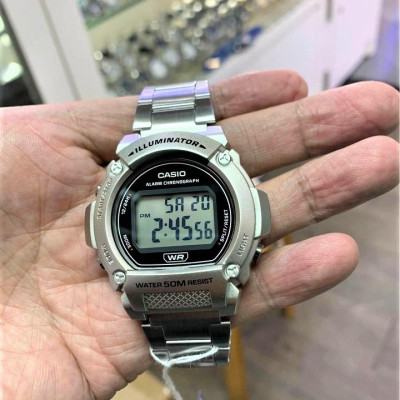 Đồng Hồ Nam Dây Kim Loại CASIO W-219HD-1A | W-219HD-1AVDF