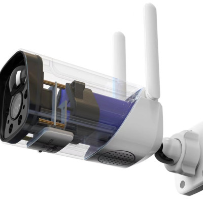 Camera WiFi Năng Lượng Mặt Trời NetCAM SL90, Góc Quan Sát 89º, Độ phân giải 3.0MP - Hàng Chính Hãng