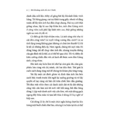 Sách  - Khi Khoảng Cách Chỉ Còn Năm Bước - Huy Hoàng Books