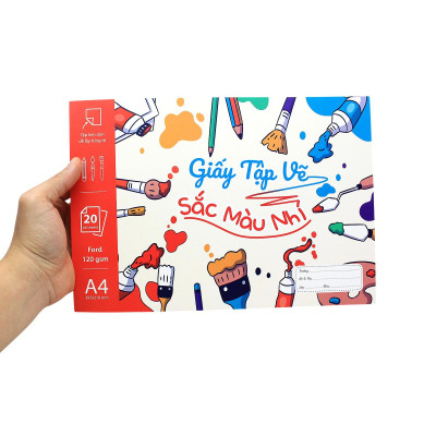 Tập Vẽ A4 - 40 Trang 120gsm - The Sun - Sắc Màu Nhí