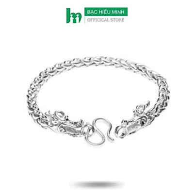 Lắc Tay Nam Bằng Bạc Ta LTN013 Đầu Rồng