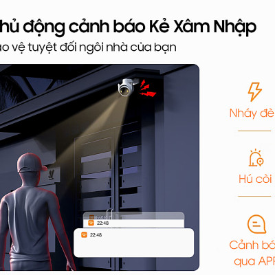 Camera IP Wifi IMOU Cruiser GS7EP 3MP và 5MP có màu ban đêm, đàm thoại 2 chiều - Hàng chính hãng
