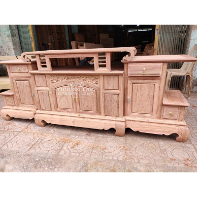 Tủ Sừng trâu gỗ hương đá,kt 217x50x87 kệ tivi nội thất / Đồ Gỗ Thưởng Lan,kệ kê đồ