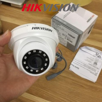 Camera Hikvision trong nhà HD-TVI 2 MP, Camera quan sát Analog DS-2CE56B2-IPF vỏ nhựa, bán cầu (Dome). Hàng chính hãng