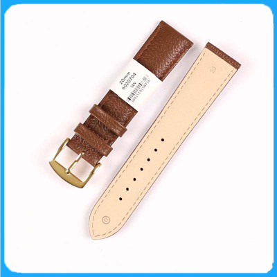 Dây Da Đồng Hồ ZRC Pháp Dòng BOSTON Da Bò Nâu Vân Sần