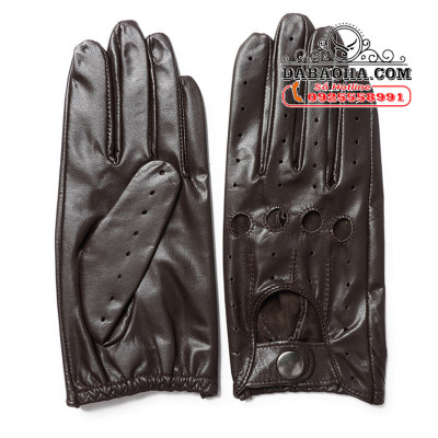 Găng tay nam da cừu nguyên tấm BHYST02 Bao tay lái xe da thật