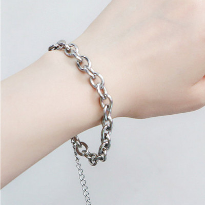 Lắc tay nam inox thời trang phong cách Hàn Quốc LT06