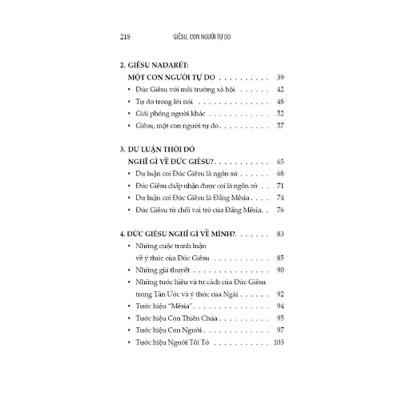 Sách - Giêsu, Con Người Tự Do - Phác Thảo Một Kitô Học - Bayard Việt Nam