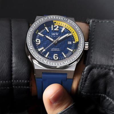 Đồng Hồ Nam I&W Carnival 661G Chính Hãng Full Box Chống Nước Kính Chống Xước Dây Silicon Cao Cấp BH 60T (Máy Cơ Tự Động)