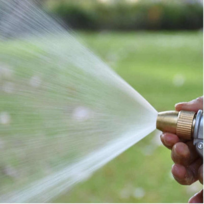 Bộ dây và vòi xịt rửa xe tưới cây tăng áp 7-10m (cút nhựa nối nhựa đen) 206817