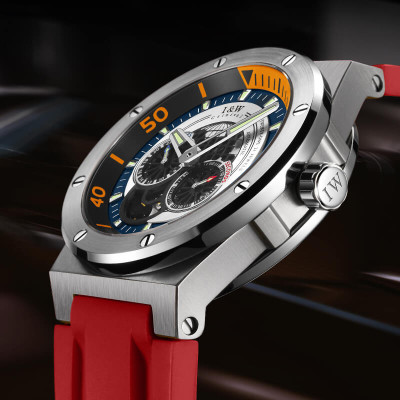 Đồng hồ nam chính hãng IW CARNIVAL IW619G-1 Kính sapphire ,chống xước,Chống nước 50m,Bảo hành 24 tháng,Máy cơ (Automatic),Dây cao su cao cấp,thiết kế lộ cơ thể thao