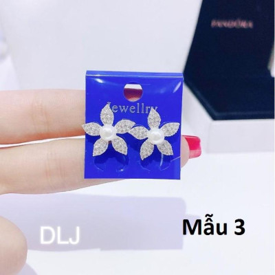 Bông tai bạc khuyên nụ thời trang MS75