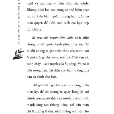 Luật Hấp Dẫn Và Sức Mạnh Tiềm Thức