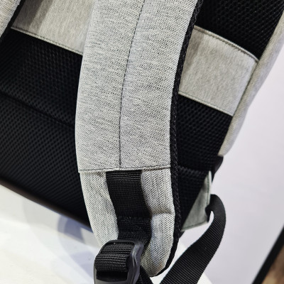 ( XEM VIDEO ) Balo laptop thời trang nam nữ hàn quốc BEE GEE 116  phối miếng da bên dưới đáy chống thấm nước siêu dày nhiều ngăn