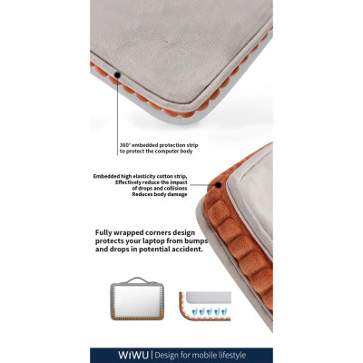 Túi đựng máy tính xách tay chống nước Wi WU Cozy Classic - Hàng chính hãng