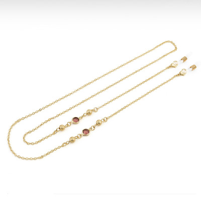 Glasses chain dây đeo gọng kiếng mix hạt đá nhỏ ấn tượng chuỗi dây đeo cổ đeo khẩu trang tránh lạc tiện lợi