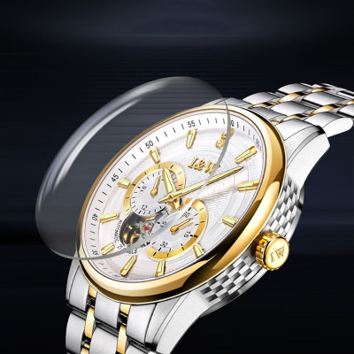 Đồng hồ nam chính hãng IW CARNIVAL IW627G-1 Kính sapphire ,chống xước ,Chống nước 30m ,Bảo hành 24 tháng,Máy cơ (Automatic),dây kim loại thép không gỉ 316L, thiết kế đơn giản dễ đeo