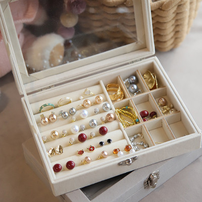 Phụ kiện thời trang  - Hộp đựng trang sức  to cao cấp kiểu mới  có khóa sang trọng , chống bụi , chống oxy hóa bảo vệ trang sức bền và đẹp