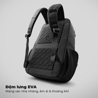 Balo Laptop 15.6 inch KINGBAG POROS - Hàng Chính Hãng