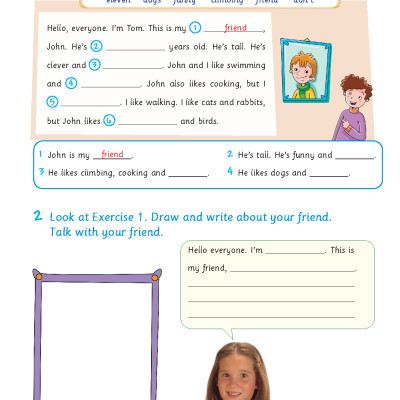 Bài tập Bổ trợ Tiếng Anh 4 Extra and Friends