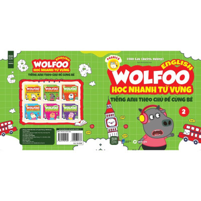 Sách - Wolfoo English – Học Nhanh Từ Vựng Tiếng Anh Theo Chủ Đề Cùng Bé 2