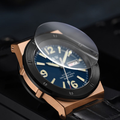 Đồng hồ nam chính hãng IW CARNIVAL IW589G-2 Kính sapphire ,chống xước,Chống nước ,Bảo hành 24 tháng,Máy cơ (Automatic),Dây da cao cấp,thiết kế lộ cơ thể thao