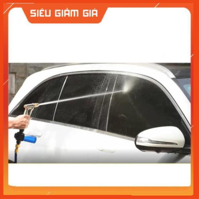 Bộ dây vòi xịt nước rửa xe, tưới cây . tăng áp 3 lần, loại 7m, 10m 206701-3 đầu đồng,cút đồng+tặng móc khoá