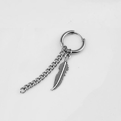 Bông tai nam hình lông vũ BT379