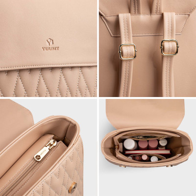 Balo Yuumy ( Thời trang nữ tiện lợi cỡ trung - Balo da Seasand YBA72 )