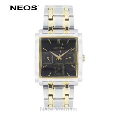Đồng Hồ Nam Mặt Vuông 6 Kim Neos N-50557M Sapphire Bảo Hành Chính Hãng 5 Năm