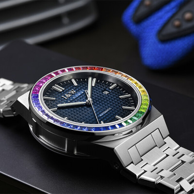 Đồng hồ nam chính hãng IW Carnival IW716G-4 ,Kính sapphire,chống xước,Chống nước30m,BH24 tháng,Máy điện tử(pin),dây da