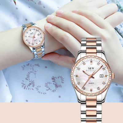 Đồng Hồ Nữ I&W Carnival 538L Chính Hãng BH 24T Chịu Nước 30m Kính Chống Xước Dây Thép Cao Cấp ( Máy Quartz)