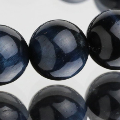 Vòng Tay Đá Mắt Hổ Xanh Đen 8mm