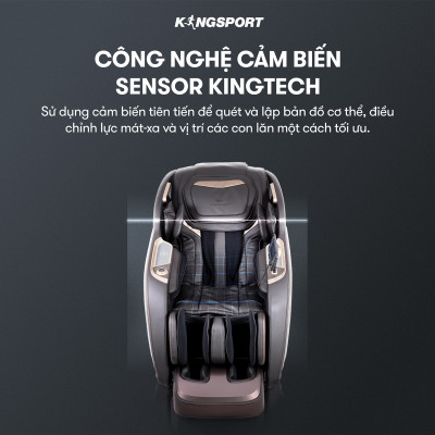 CHỈ GIAO MIỀN NAM | Ghế massage toàn thân cao cấp KINGSPORT DELUXE G97 chế độ massage 3D Ultra, 10 chương trình massage tự động