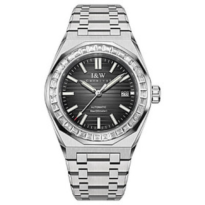 Đồng hồ nam chính hãng IW CARNIVAL IW733G-3 Kính sapphire ,chống xước,Chống nước 50m,Bh 24 tháng,Máy cơ (Automatic),dây thép 316L không gỉ