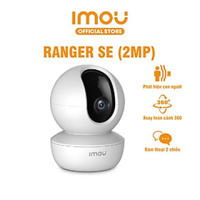 Camera Wifi Imou Ranger 2C (4MP)/ Ranger SE (4MP) I Đàm thoại 2 chiều I Phát hiện con người I Xoay 360 I Hàng chính hãng