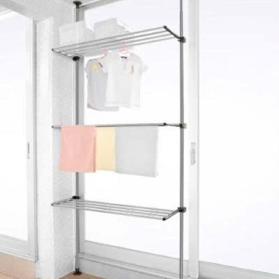 Cây Treo Để Đồ Inox Gấp Gọn Chống Sàn Wellex SJG2032-3(800) hàng chính hãng