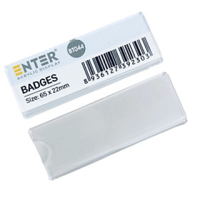 Phôi thẻ tên mica / bảng tên mica Enter BT044 / BT045 (10,50)