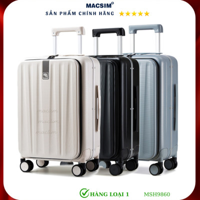 Vali cao cấp Macsim Hanke MSH9860 20 inch - Hàng loại 1 màu đen