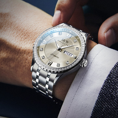 Đồng Hồ Nam I&W Carnival 615G4 Chính Hãng Full Box Chống Nước Kính Chống Xước Dây Thép Cao Cấp BH 24T (Máy Cơ Tự Động)