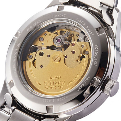 Đồng Hồ Nam Citizen Dây Thép Không Gỉ NH7520-56E - Mặt Đen (Sapphire)